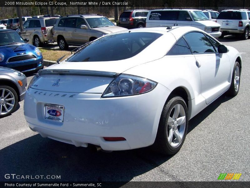 Northstar White / Dark Charcoal 2008 Mitsubishi Eclipse GS Coupe