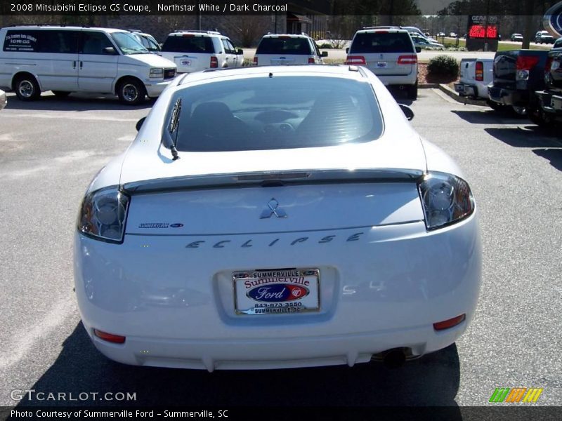 Northstar White / Dark Charcoal 2008 Mitsubishi Eclipse GS Coupe