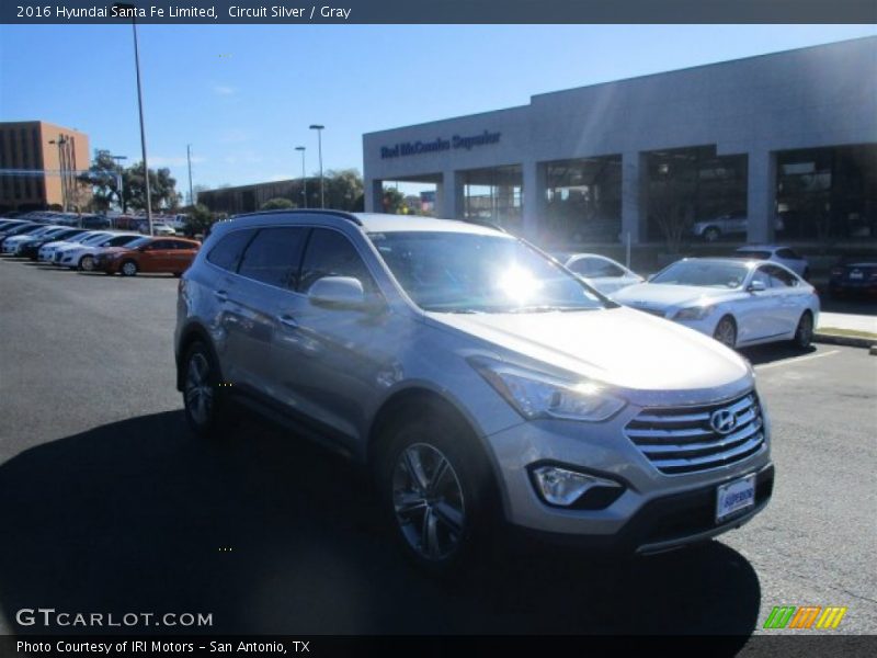 Circuit Silver / Gray 2016 Hyundai Santa Fe Limited