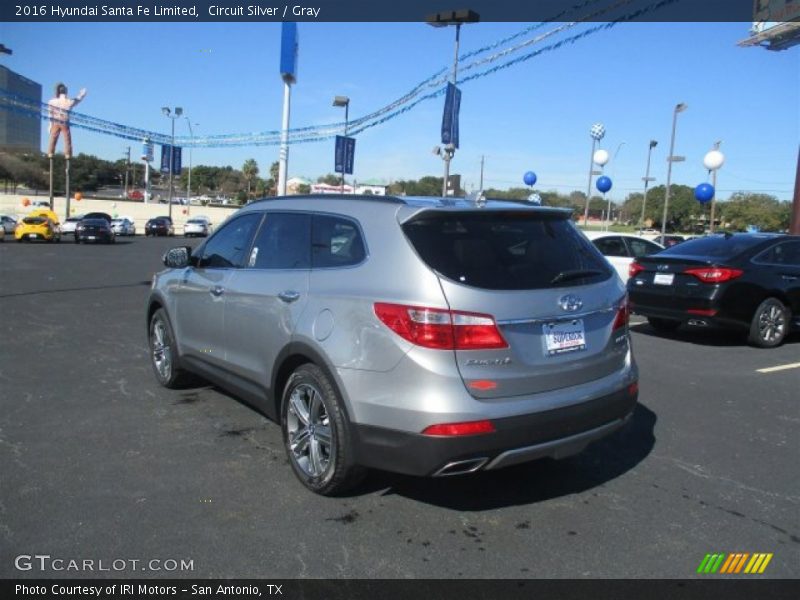 Circuit Silver / Gray 2016 Hyundai Santa Fe Limited