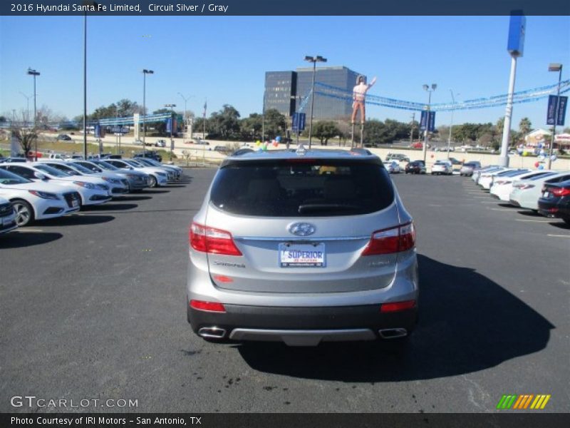 Circuit Silver / Gray 2016 Hyundai Santa Fe Limited