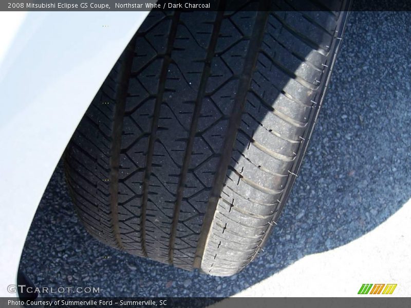Northstar White / Dark Charcoal 2008 Mitsubishi Eclipse GS Coupe