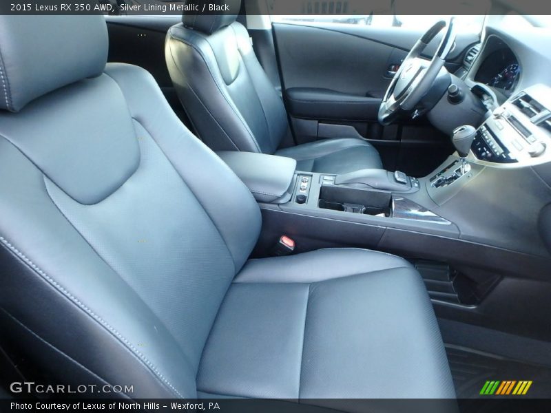 Silver Lining Metallic / Black 2015 Lexus RX 350 AWD