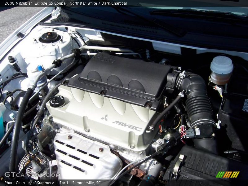Northstar White / Dark Charcoal 2008 Mitsubishi Eclipse GS Coupe