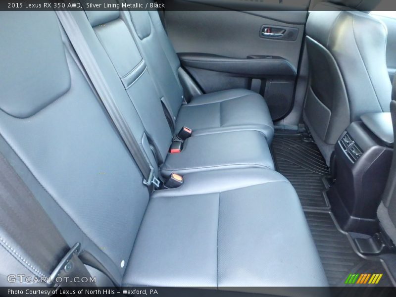 Silver Lining Metallic / Black 2015 Lexus RX 350 AWD