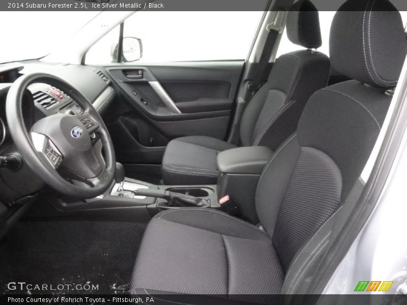 Ice Silver Metallic / Black 2014 Subaru Forester 2.5i