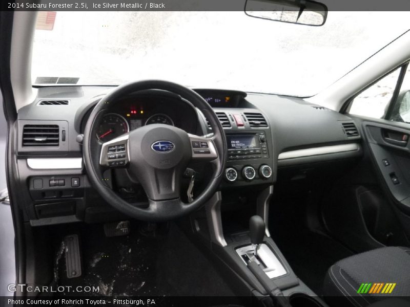 Ice Silver Metallic / Black 2014 Subaru Forester 2.5i