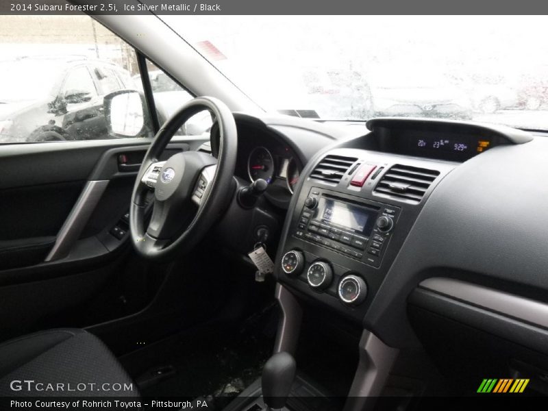 Ice Silver Metallic / Black 2014 Subaru Forester 2.5i