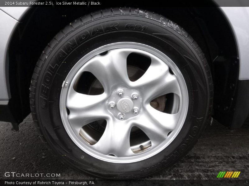 Ice Silver Metallic / Black 2014 Subaru Forester 2.5i