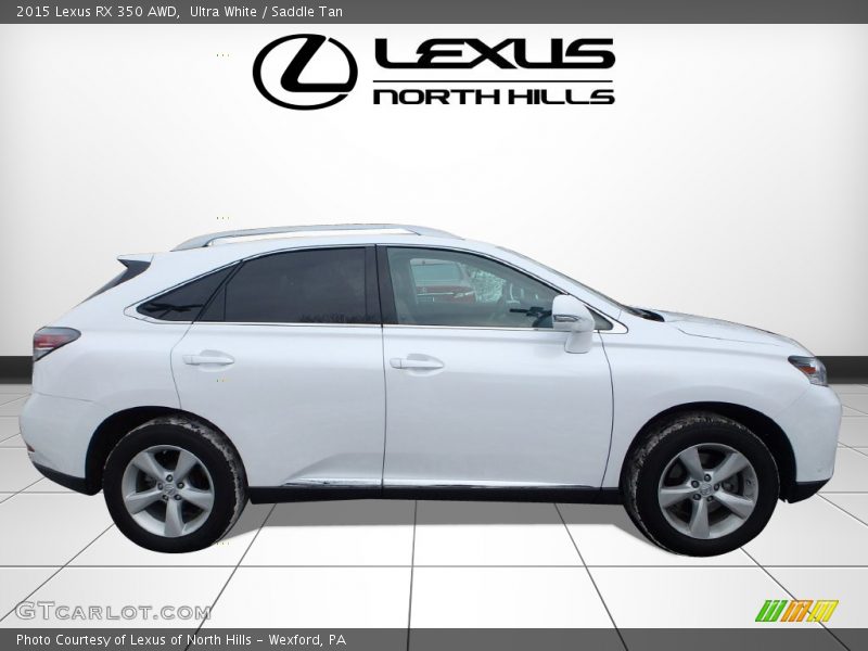 Ultra White / Saddle Tan 2015 Lexus RX 350 AWD