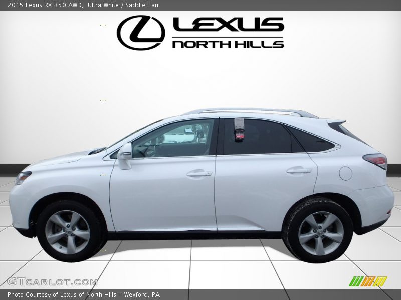 Ultra White / Saddle Tan 2015 Lexus RX 350 AWD