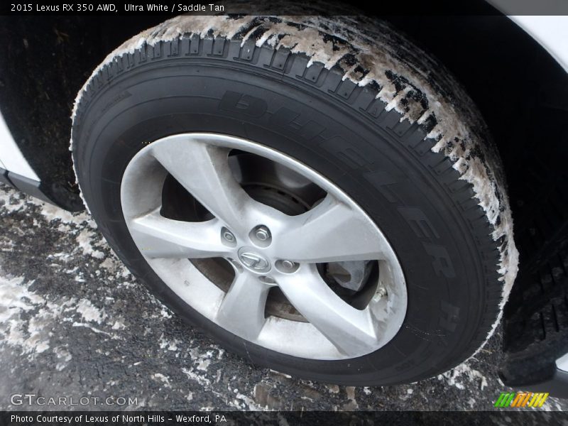 Ultra White / Saddle Tan 2015 Lexus RX 350 AWD