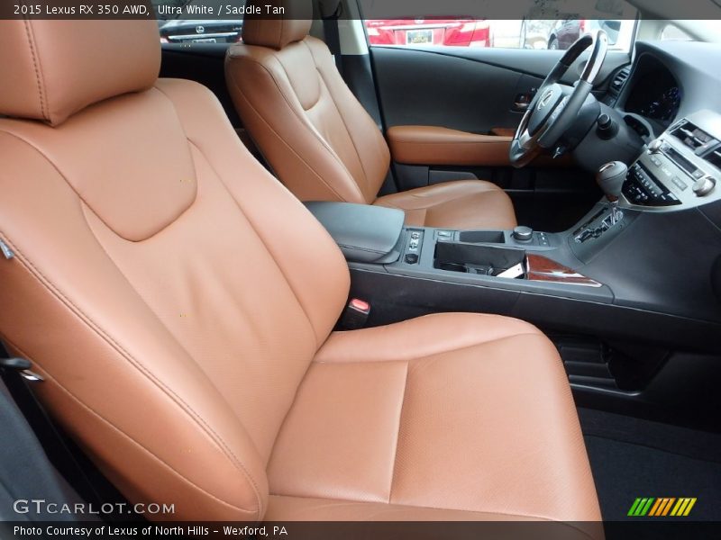 Ultra White / Saddle Tan 2015 Lexus RX 350 AWD