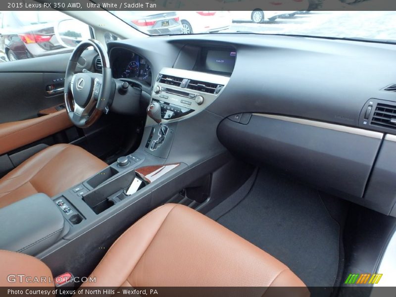 Ultra White / Saddle Tan 2015 Lexus RX 350 AWD