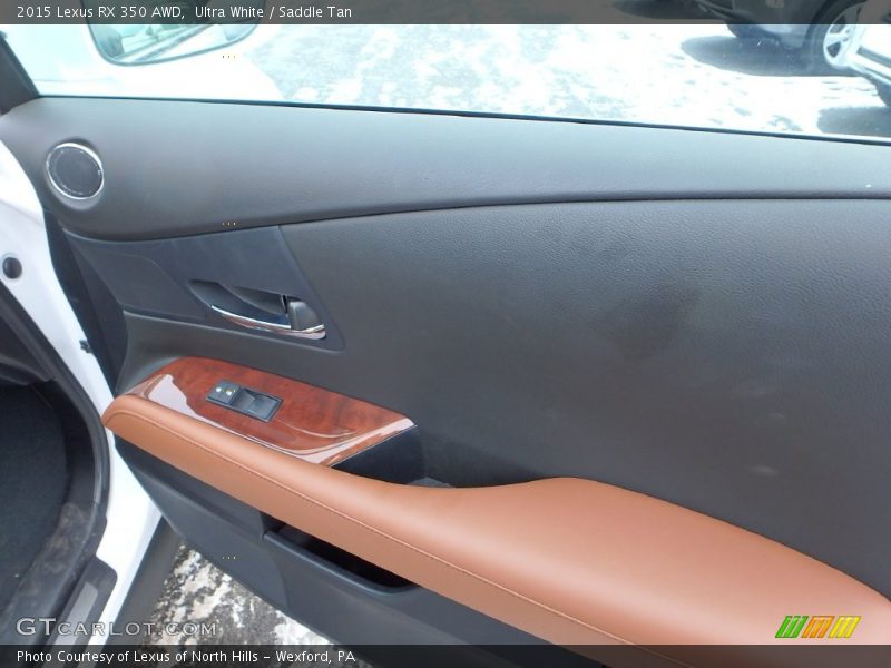 Ultra White / Saddle Tan 2015 Lexus RX 350 AWD