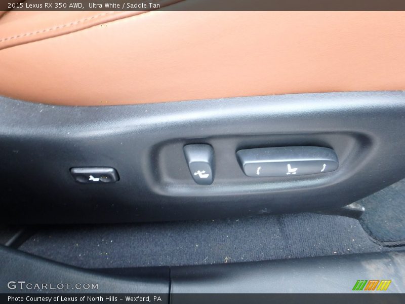 Ultra White / Saddle Tan 2015 Lexus RX 350 AWD