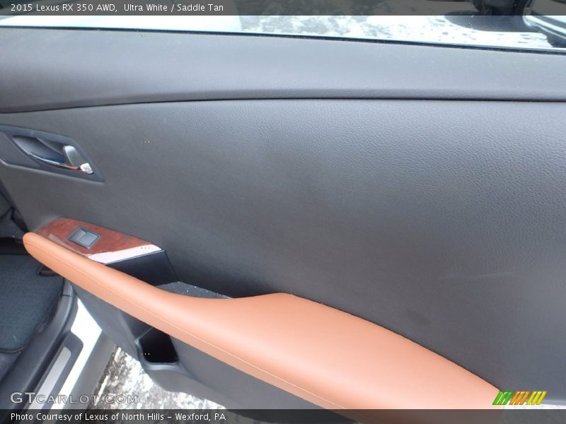 Ultra White / Saddle Tan 2015 Lexus RX 350 AWD