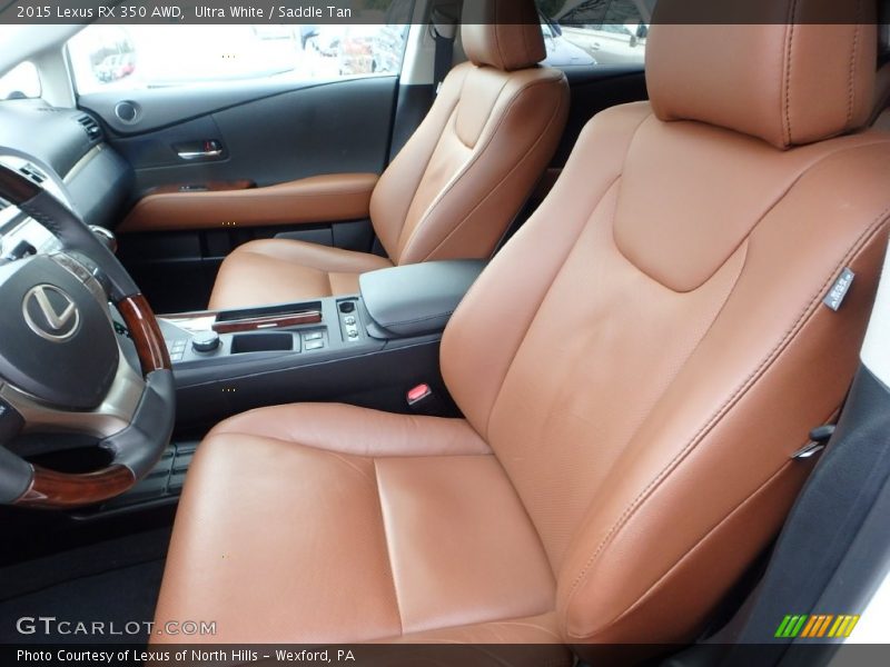 Ultra White / Saddle Tan 2015 Lexus RX 350 AWD
