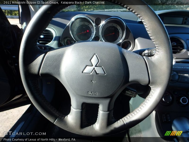 Kalapana Black / Dark Charcoal 2011 Mitsubishi Eclipse GS Sport Coupe