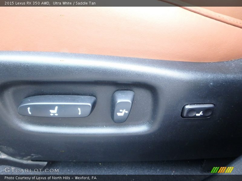 Ultra White / Saddle Tan 2015 Lexus RX 350 AWD