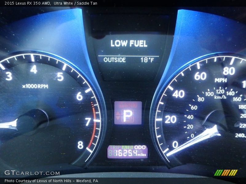 Ultra White / Saddle Tan 2015 Lexus RX 350 AWD