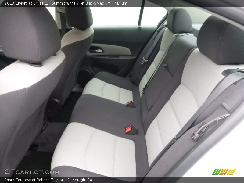 Summit White / Jet Black/Medium Titanium 2013 Chevrolet Cruze LS
