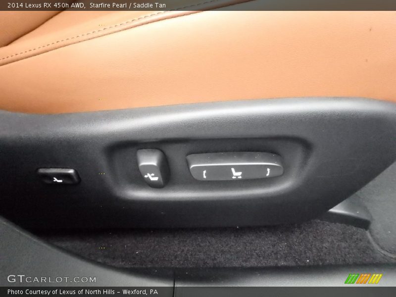Starfire Pearl / Saddle Tan 2014 Lexus RX 450h AWD