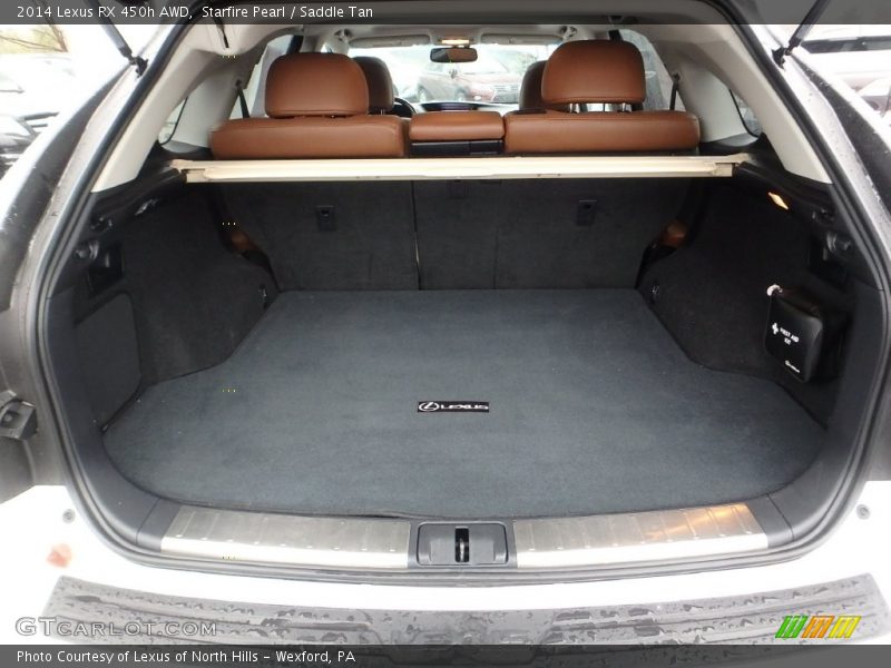 Starfire Pearl / Saddle Tan 2014 Lexus RX 450h AWD