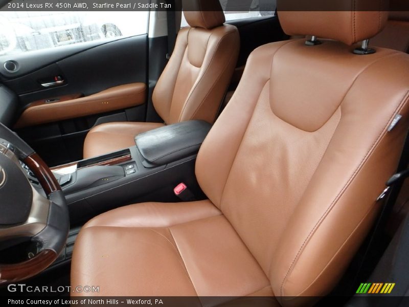 Starfire Pearl / Saddle Tan 2014 Lexus RX 450h AWD