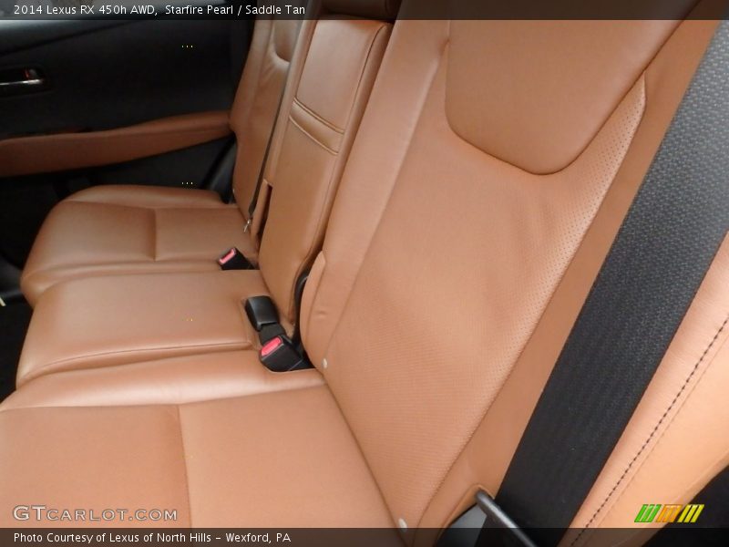 Starfire Pearl / Saddle Tan 2014 Lexus RX 450h AWD