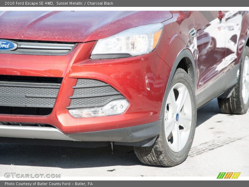 Sunset Metallic / Charcoal Black 2016 Ford Escape SE 4WD