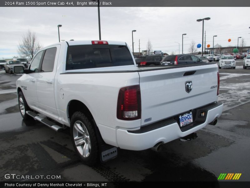 Bright White / Black 2014 Ram 1500 Sport Crew Cab 4x4