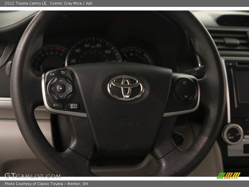 Cosmic Gray Mica / Ash 2012 Toyota Camry LE