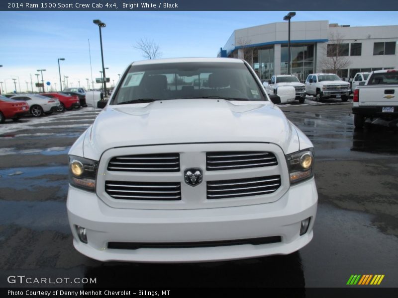 Bright White / Black 2014 Ram 1500 Sport Crew Cab 4x4