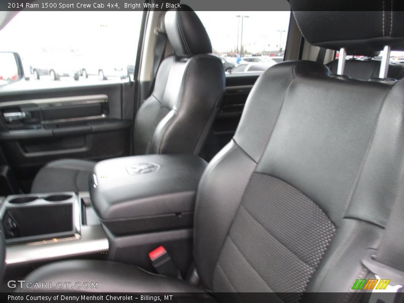 Bright White / Black 2014 Ram 1500 Sport Crew Cab 4x4