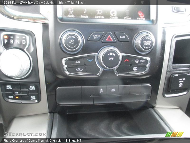 Bright White / Black 2014 Ram 1500 Sport Crew Cab 4x4