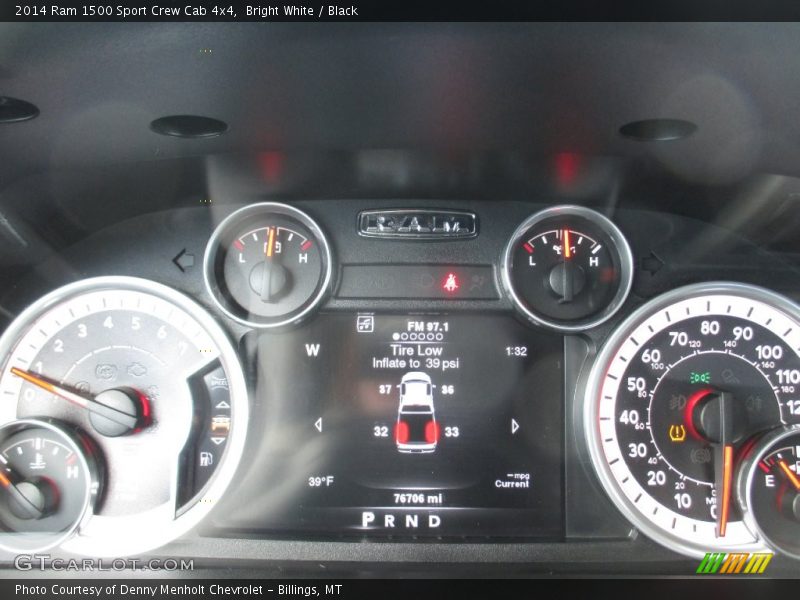 Bright White / Black 2014 Ram 1500 Sport Crew Cab 4x4