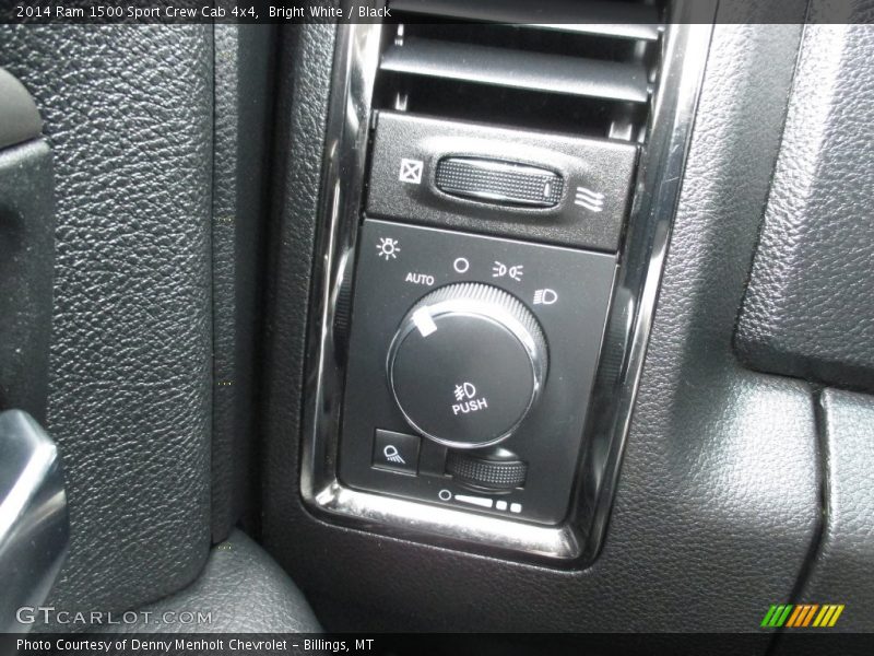 Bright White / Black 2014 Ram 1500 Sport Crew Cab 4x4