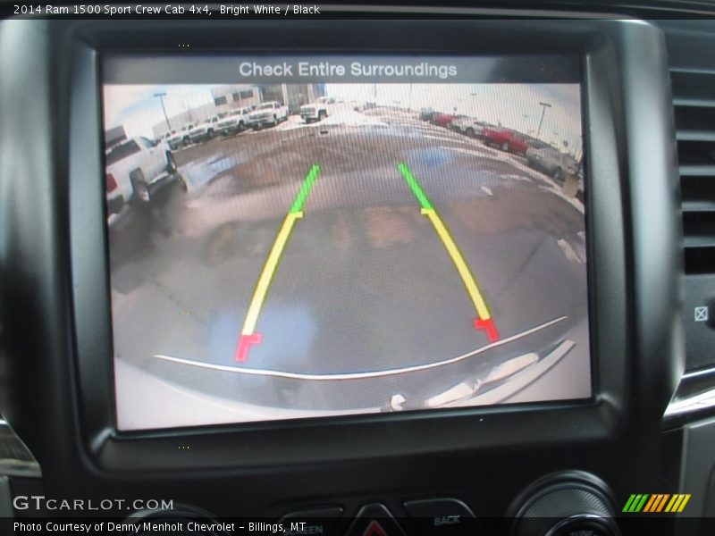 Bright White / Black 2014 Ram 1500 Sport Crew Cab 4x4