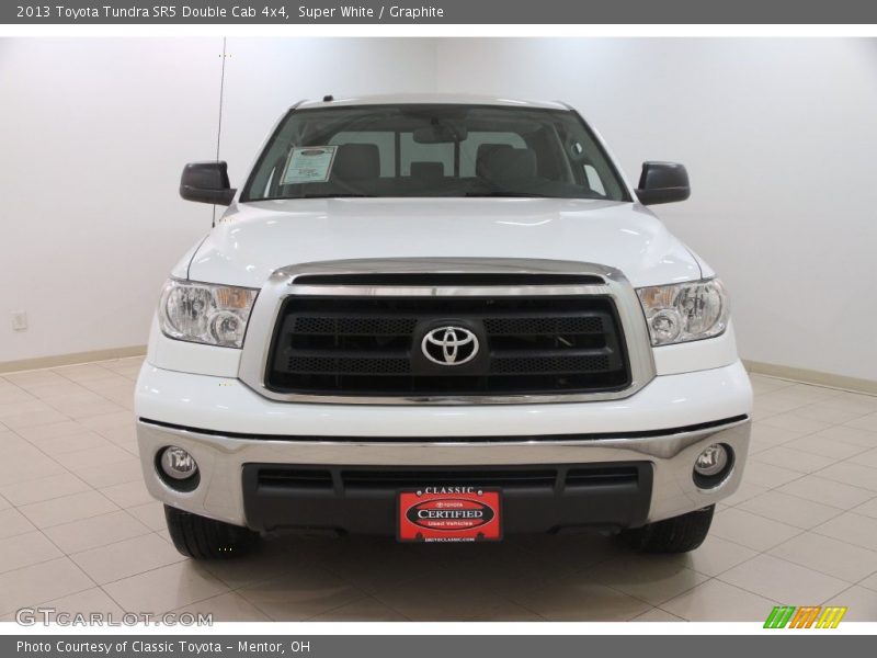 Super White / Graphite 2013 Toyota Tundra SR5 Double Cab 4x4