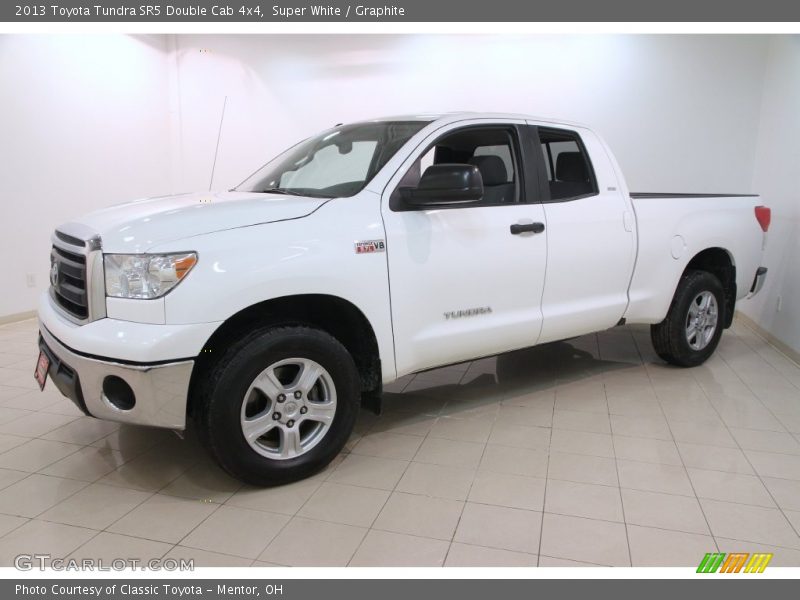 Super White / Graphite 2013 Toyota Tundra SR5 Double Cab 4x4