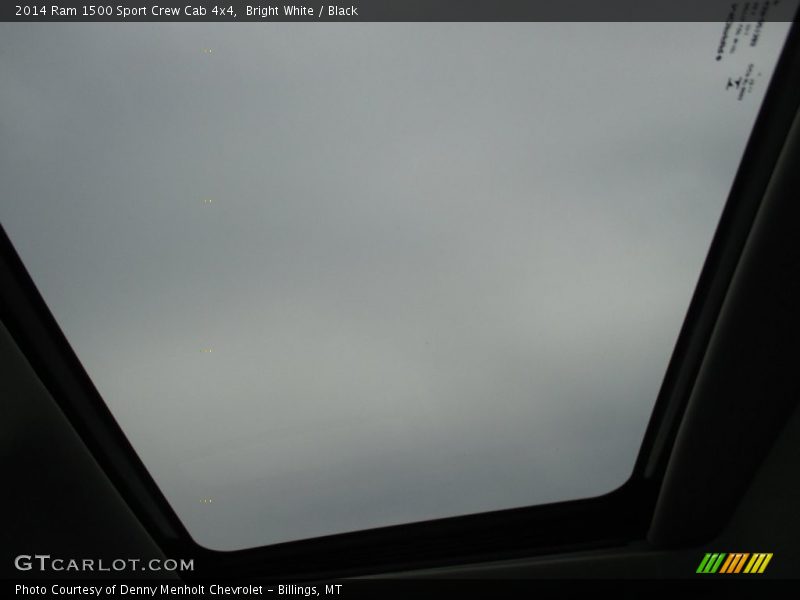 Bright White / Black 2014 Ram 1500 Sport Crew Cab 4x4