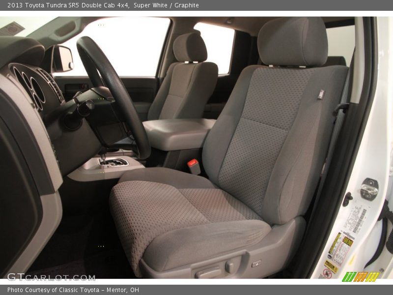Super White / Graphite 2013 Toyota Tundra SR5 Double Cab 4x4