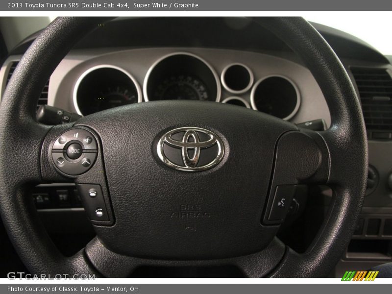 Super White / Graphite 2013 Toyota Tundra SR5 Double Cab 4x4