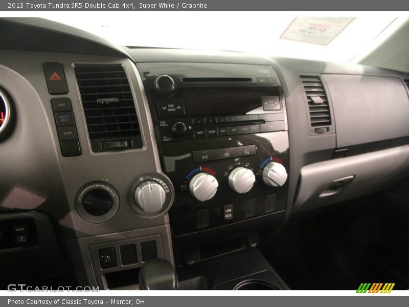 Super White / Graphite 2013 Toyota Tundra SR5 Double Cab 4x4