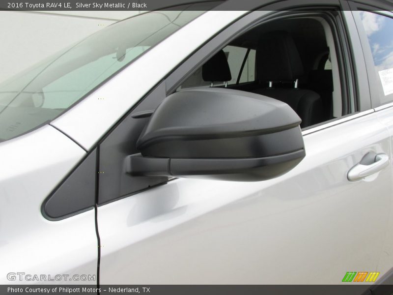 Silver Sky Metallic / Black 2016 Toyota RAV4 LE