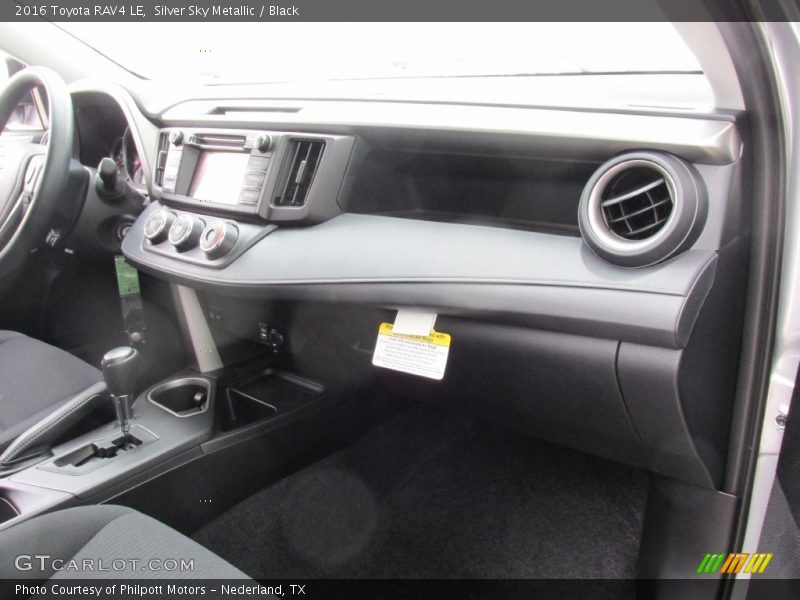 Silver Sky Metallic / Black 2016 Toyota RAV4 LE