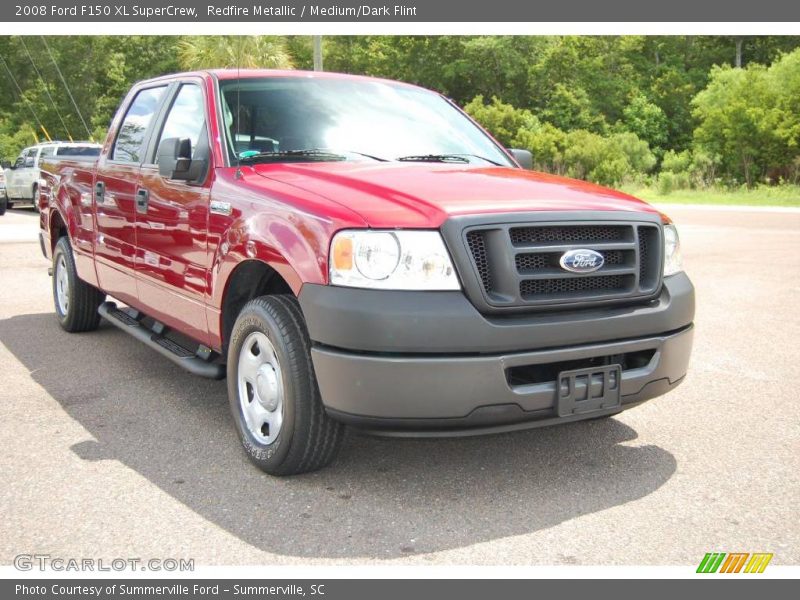 Redfire Metallic / Medium/Dark Flint 2008 Ford F150 XL SuperCrew