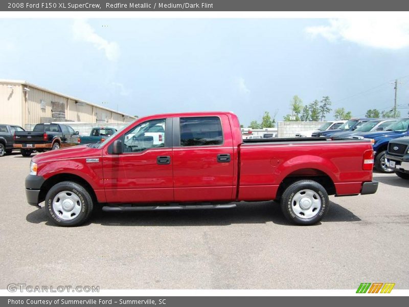 Redfire Metallic / Medium/Dark Flint 2008 Ford F150 XL SuperCrew
