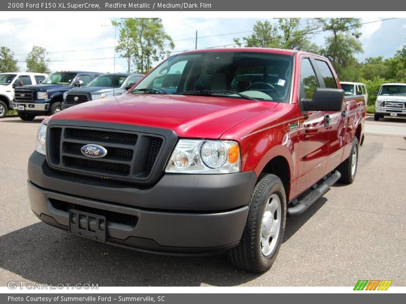 Redfire Metallic / Medium/Dark Flint 2008 Ford F150 XL SuperCrew